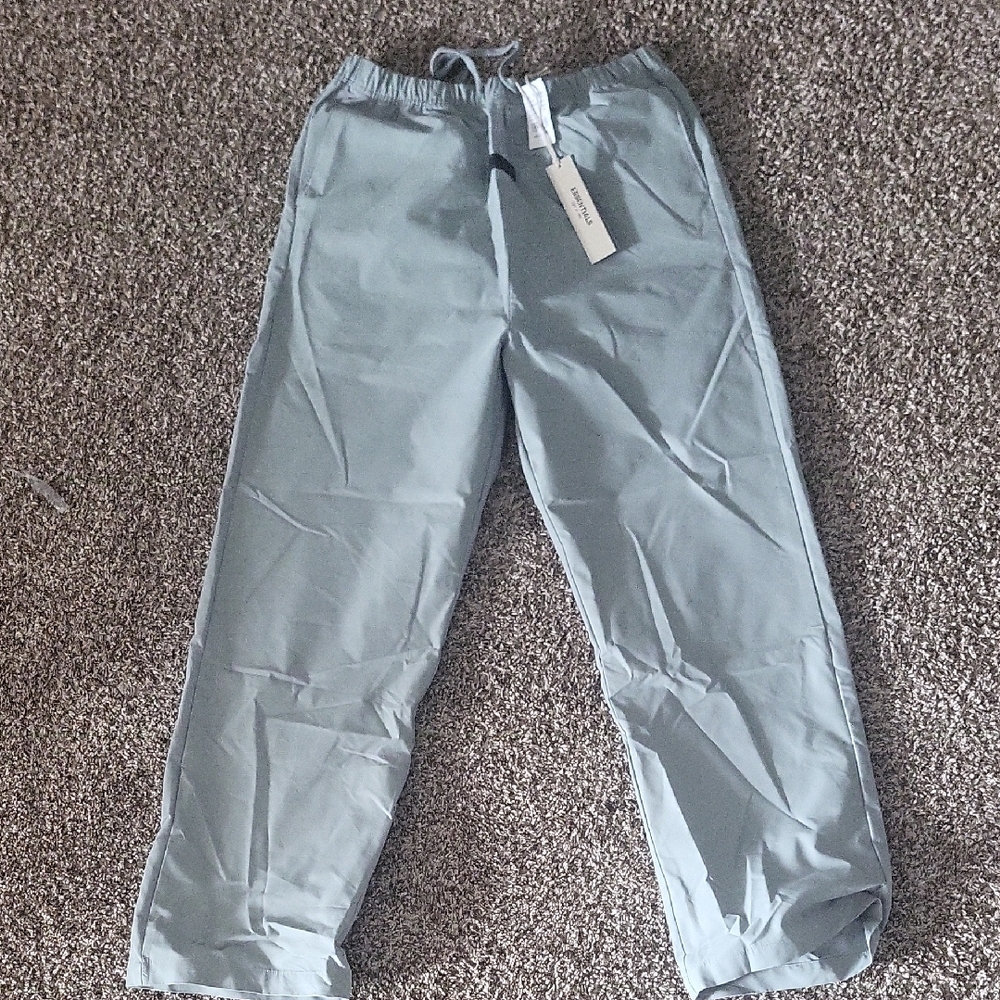 Essentials Silver Sweatpants Relaxed Fit Joggers